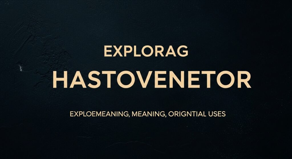 Hastovenetor