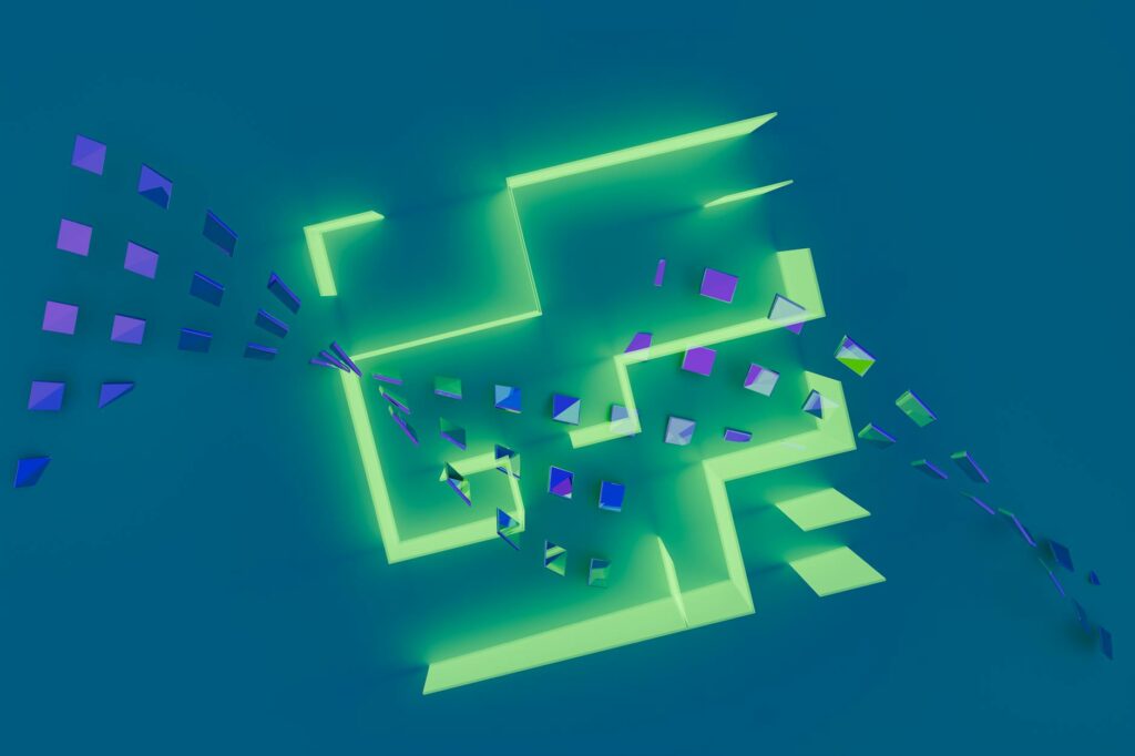 abstract digital code