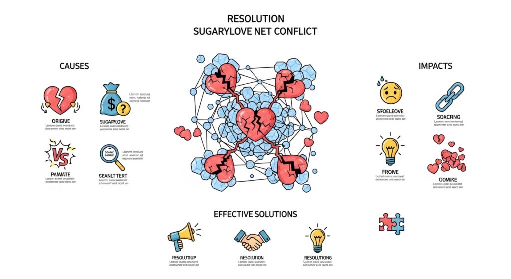 Resolution Sugarylove Net Conflict: