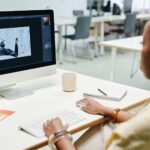 designer using digital tools