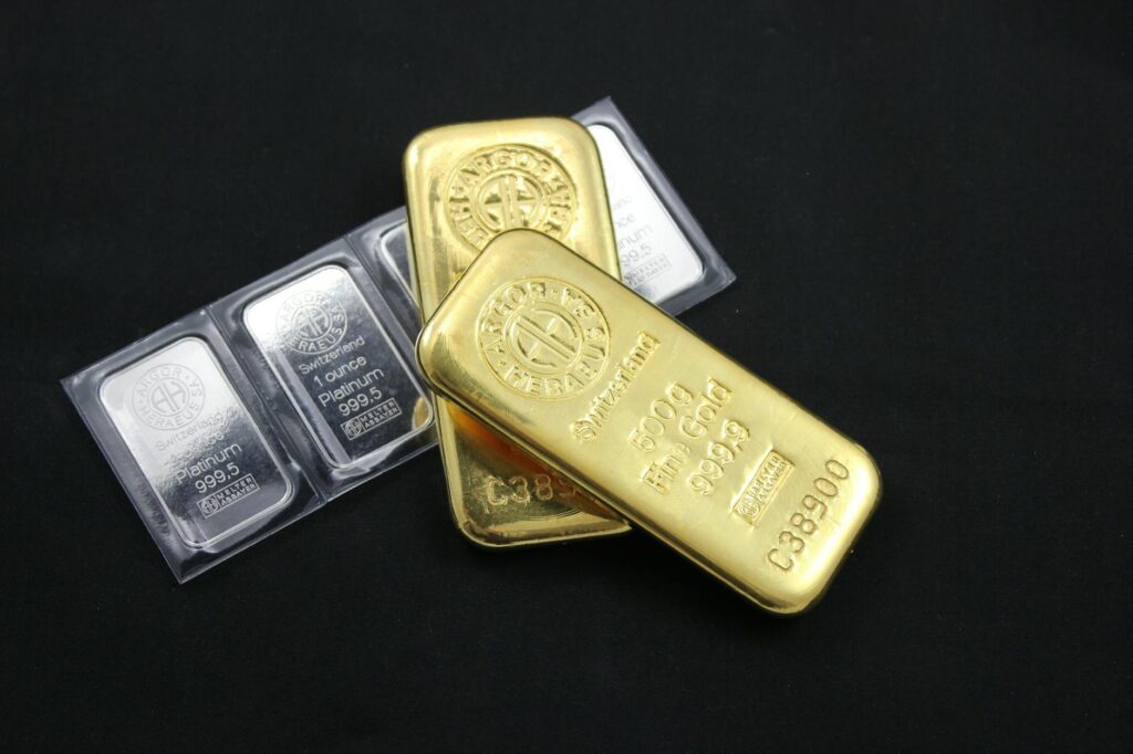 gold bar stack
