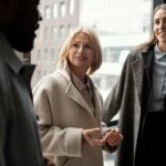 people talking informally